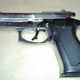 La Beretta 84 usata dalla Guardia di Finanza e dalla Polizia Municipale (riproduzione)
